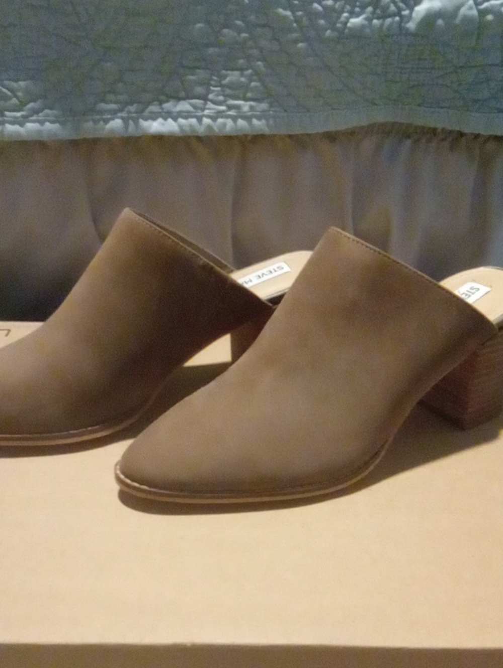 Steve Madden Brown Suede Slip-On Mule